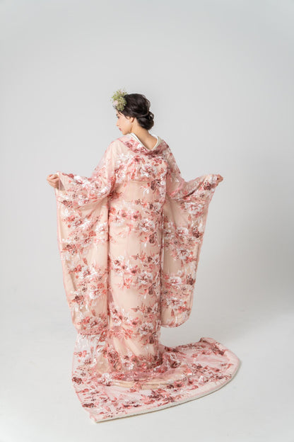 Lilas-pink【結婚式 和装 色打掛 レンタル】