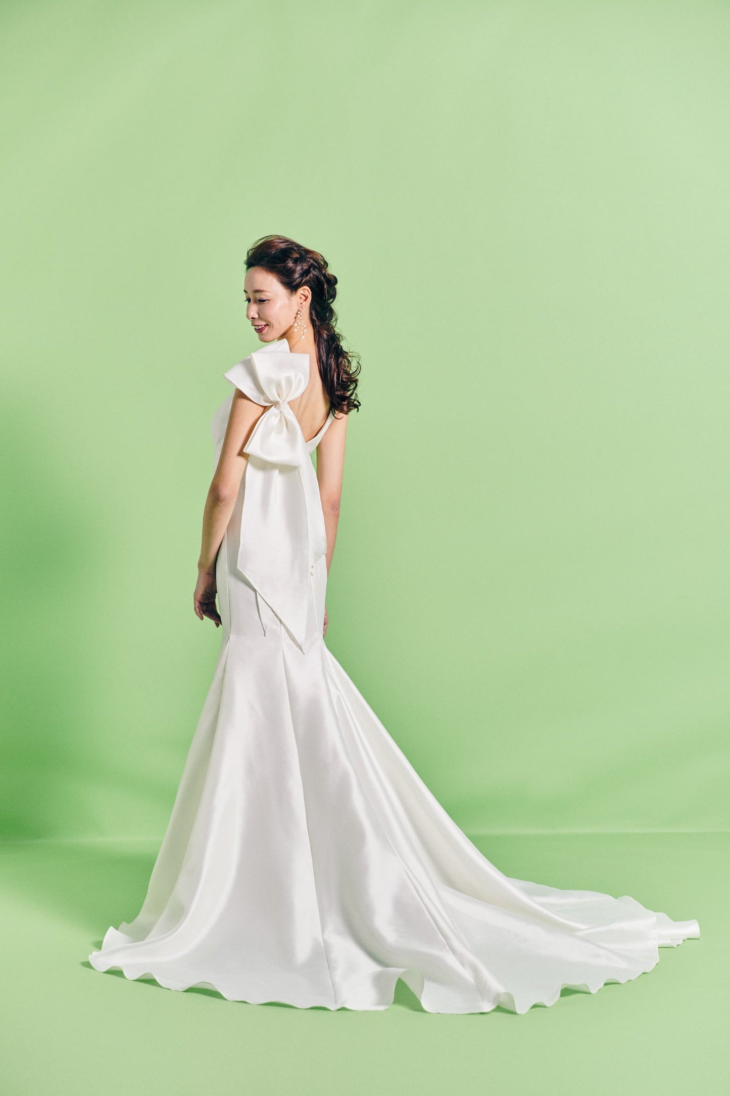 Zita ジータ【ウエディングドレス レンタル】シンプルマーメイド ソフトミカド 【結婚式】