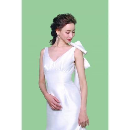 Zita ジータ【ウエディングドレス レンタル】シンプルマーメイド ソフトミカド 【結婚式】