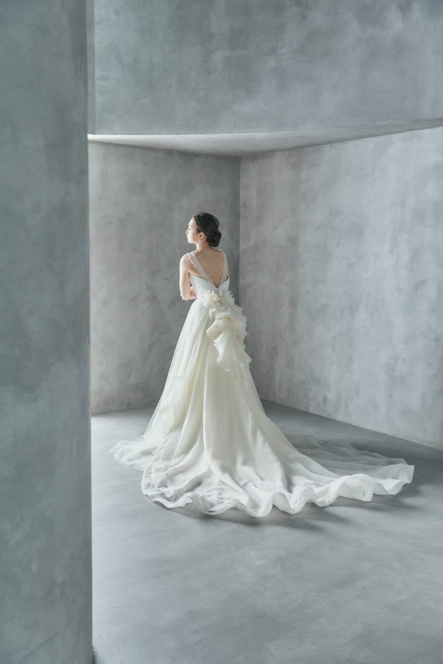 Serena セレーナ【ウエディングドレス レンタル】チュール レース Aラインドレス 【結婚式】