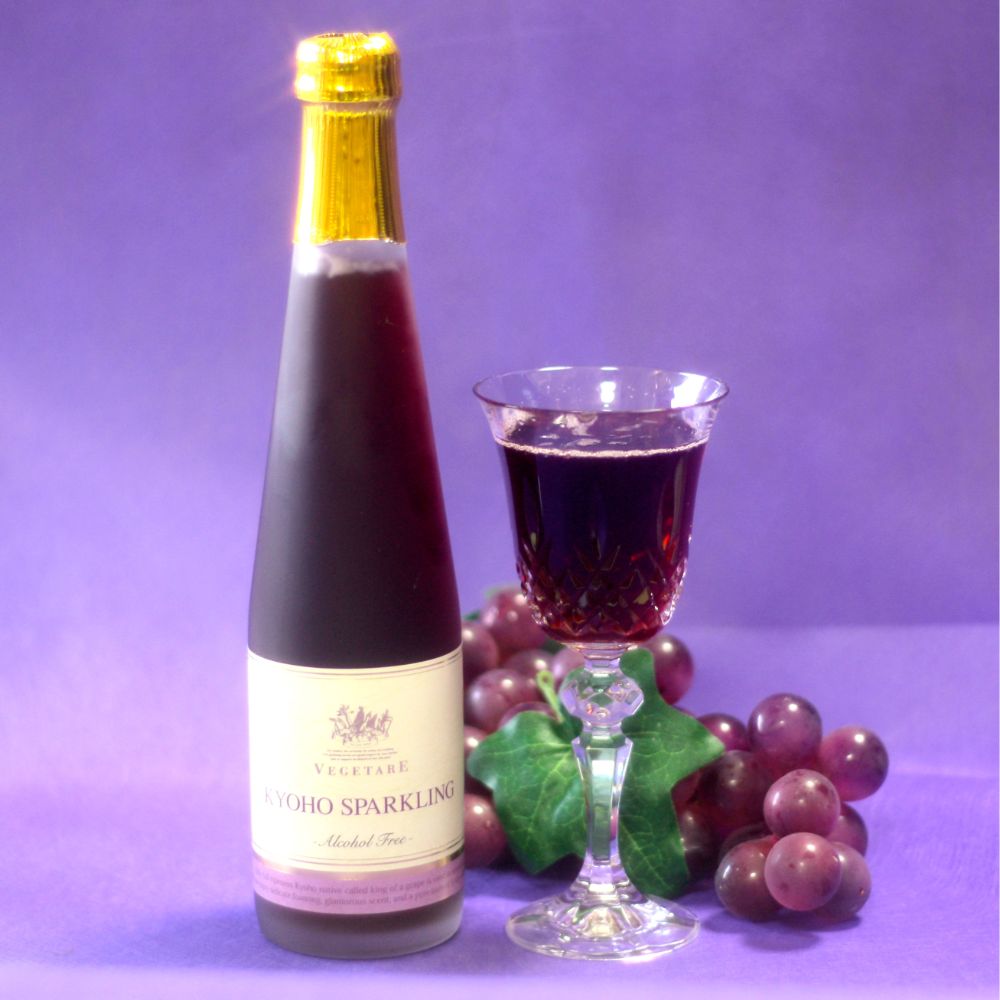 ノンアルコール巨峰&りんごスパークリング(ハーフボトル)2本セット(化粧箱入り) 【結婚式 ギフト 食品 引き菓子】