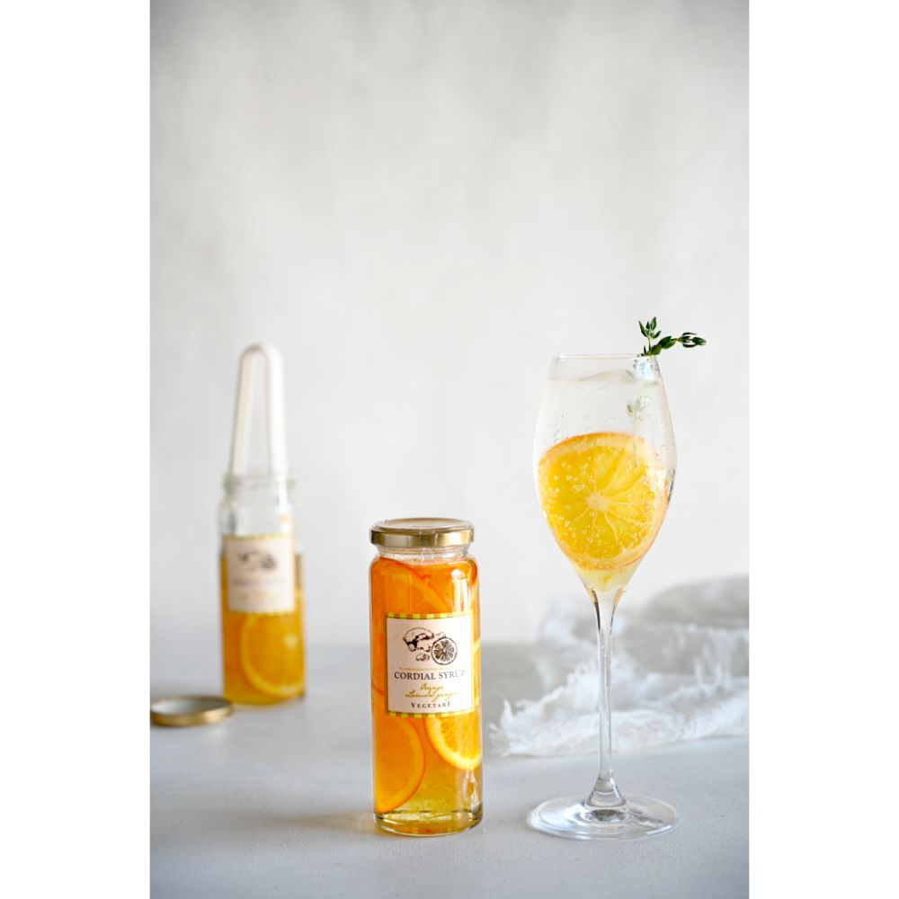 コーディアルシロップ(国産オレンジ&レモンジンジャー) 【結婚式 ギフト 食品 引き菓子】