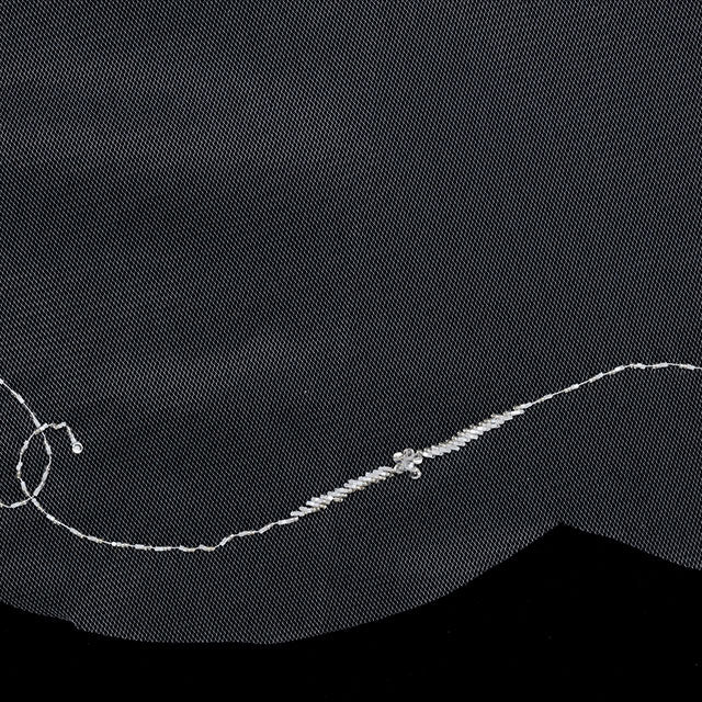 【SALE】ブライダルアクセサリー【ウエディングベール 】V3108-1(Sサイズ0.6+1Ｍ)W