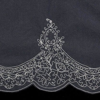 【SALE】ブライダルアクセサリー【ウエディングベール 】V3259-1(Lサイズ0.6+3Ｍ)OW