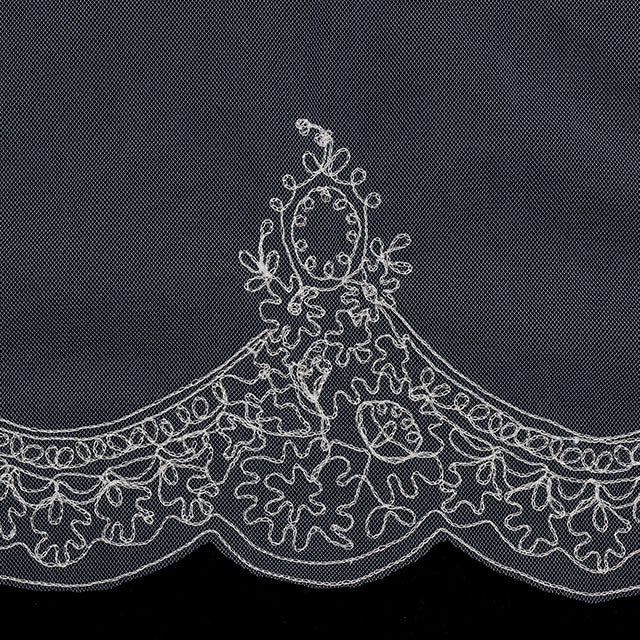 【SALE】ブライダルアクセサリー【ウエディングベール 】V3259-1(Lサイズ0.6+3Ｍ)IV