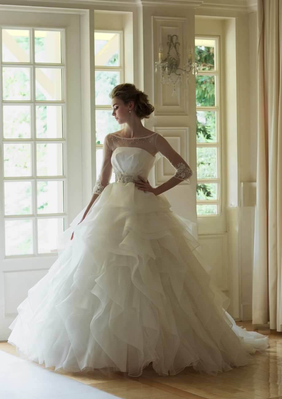 プリンセス シンプル VERITA 20685 【ウェディングドレス レンタル】