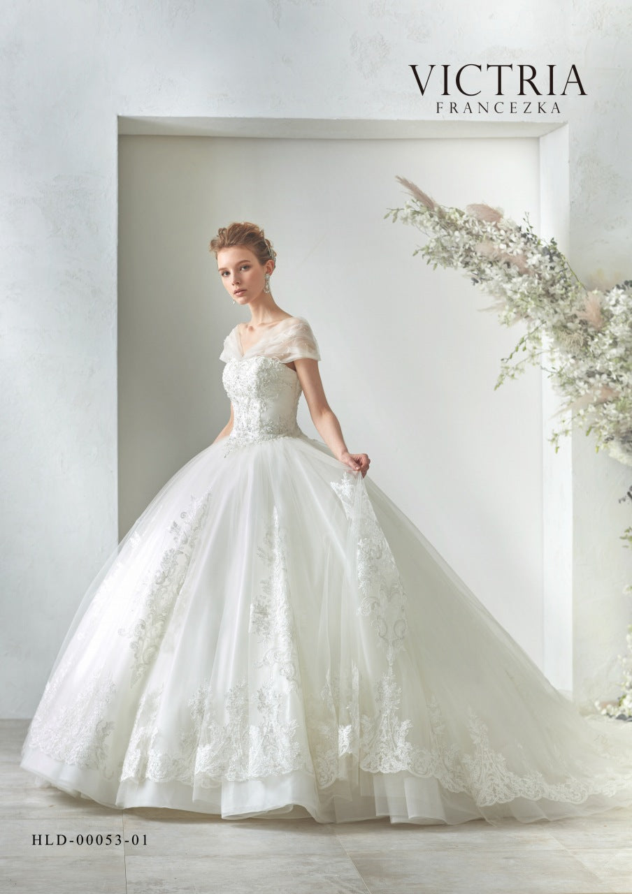 VICTRIA FRANCEZKA HLD0053【ウェディングドレス レンタル】