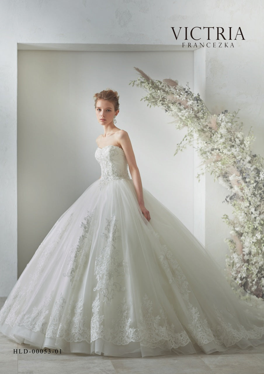 VICTRIA FRANCEZKA HLD0053【ウェディングドレス レンタル】