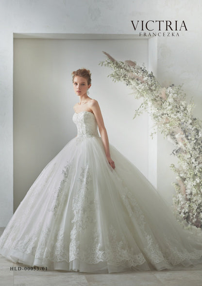 VICTRIA FRANCEZKA HLD0053【ウェディングドレス レンタル】