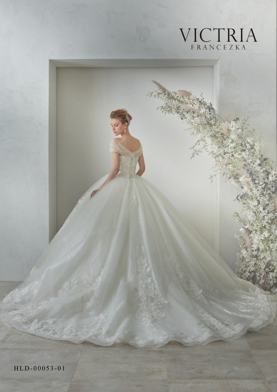 VICTRIA FRANCEZKA HLD0053【ウェディングドレス レンタル】