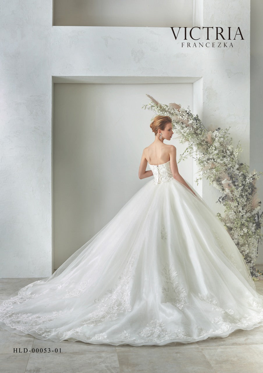 VICTRIA FRANCEZKA HLD0053【ウェディングドレス レンタル】