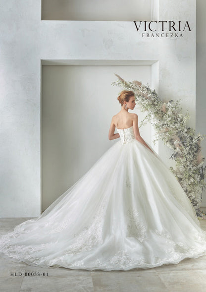VICTRIA FRANCEZKA HLD0053【ウェディングドレス レンタル】