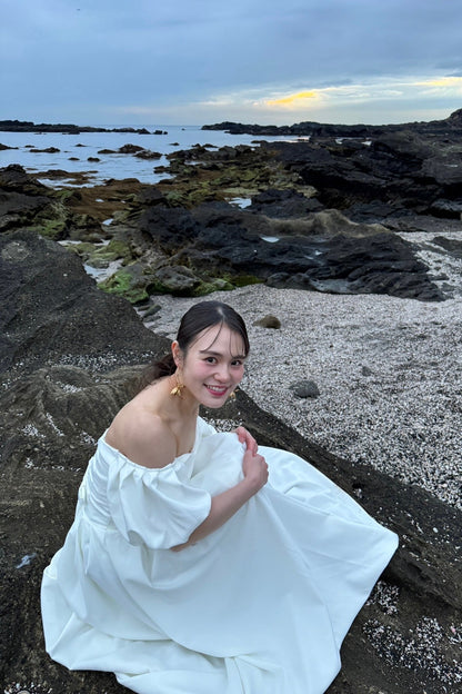 【ピアス・イヤリング】真鍮フラワー×バタフライピアス/イヤリング -ブライダルピアス/イヤリング-≪VIP-05/VIE-05≫【結婚式 ピアス イヤリング】