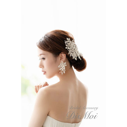 【ピアス・イヤリング】小枝ピアス/イヤリング silver/gold ~ブライダルピアス/イヤリング~ ≪VP-06/VE-06≫ 【結婚式 ピアス イヤリング】