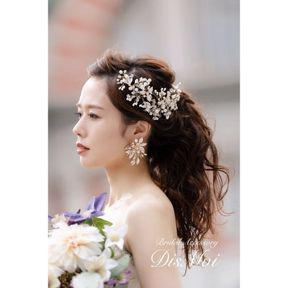 【ピアス・イヤリング】小枝ピアス/イヤリング silver/gold ~ブライダルピアス/イヤリング~ ≪VP-06/VE-06≫ 【結婚式 ピアス イヤリング】