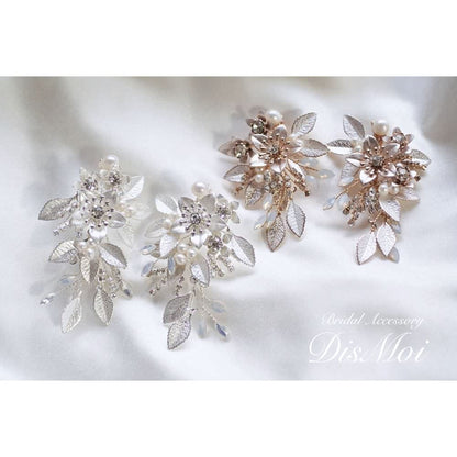 【ピアス・イヤリング】小枝ピアス/イヤリング silver/gold ~ブライダルピアス/イヤリング~ ≪VP-06/VE-06≫ 【結婚式 ピアス イヤリング】