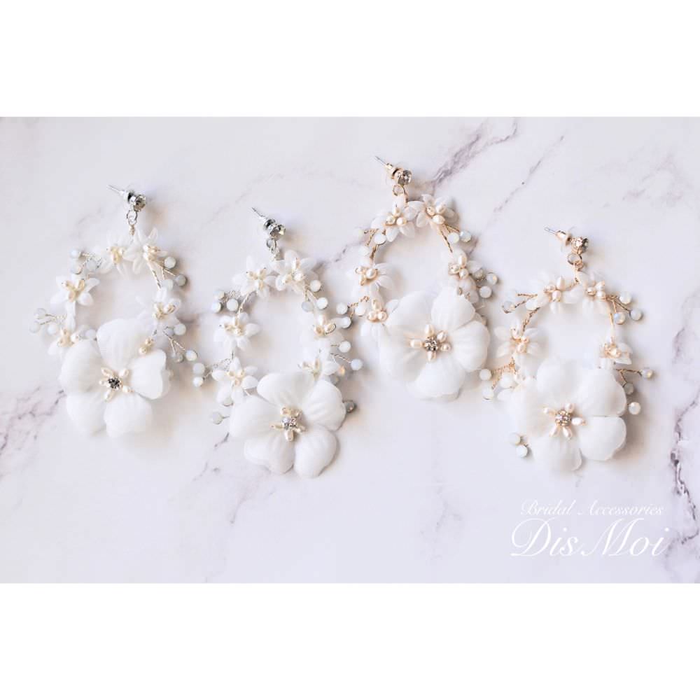 【ピアス・イヤリング】小枝ピアス/イヤリング silver/gold ~ブライダルピアス/イヤリング~ ≪VP-11/VE-11≫ 【結婚式 ピアス イヤリング】