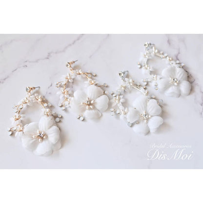 【ピアス・イヤリング】小枝ピアス/イヤリング silver/gold ~ブライダルピアス/イヤリング~ ≪VP-11/VE-11≫ 【結婚式 ピアス イヤリング】