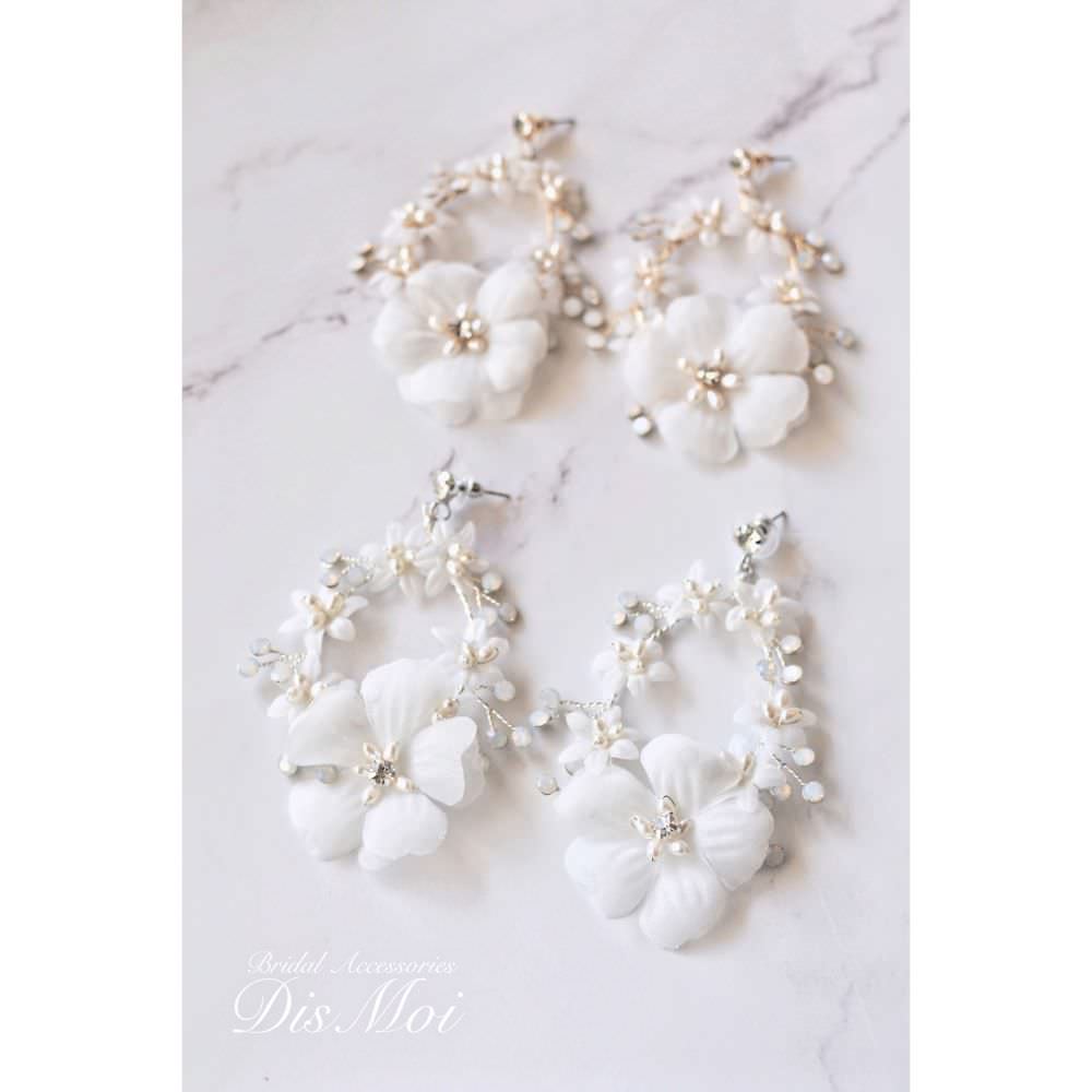 【ピアス・イヤリング】小枝ピアス/イヤリング silver/gold ~ブライダルピアス/イヤリング~ ≪VP-11/VE-11≫ 【結婚式 ピアス イヤリング】