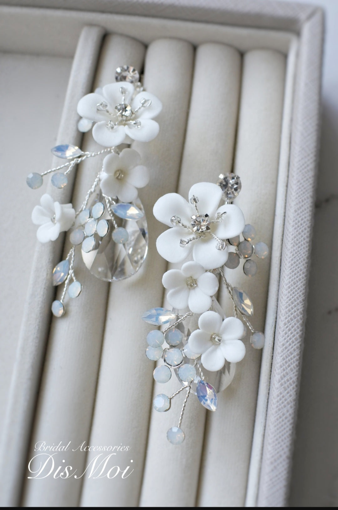 クリアストーン×小枝ピアス/イヤリング silver/gold~ブライダルピアス/イヤリング~ ≪VP-12/VE-12≫ 【結婚式 ピアス イヤリング】