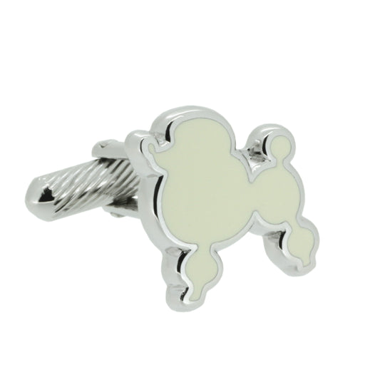 【プードル アイボリーエポ】日本製カフリンクス 【結婚式 カフス タイピン 小物】