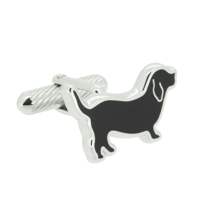 【レトリイバー ブラックエポ】日本製カフリンクス 【結婚式 カフス タイピン 小物】