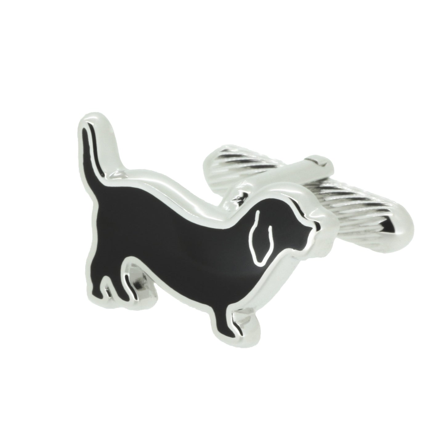 【レトリイバー ブラックエポ】日本製カフリンクス 【結婚式 カフス タイピン 小物】