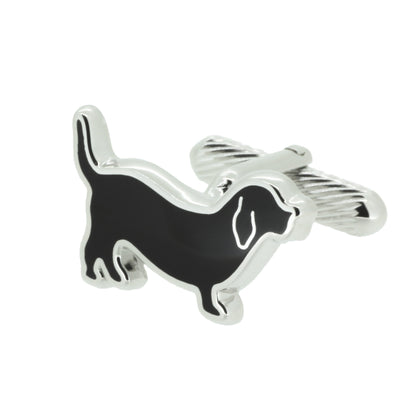 【レトリイバー ブラックエポ】日本製カフリンクス 【結婚式 カフス タイピン 小物】