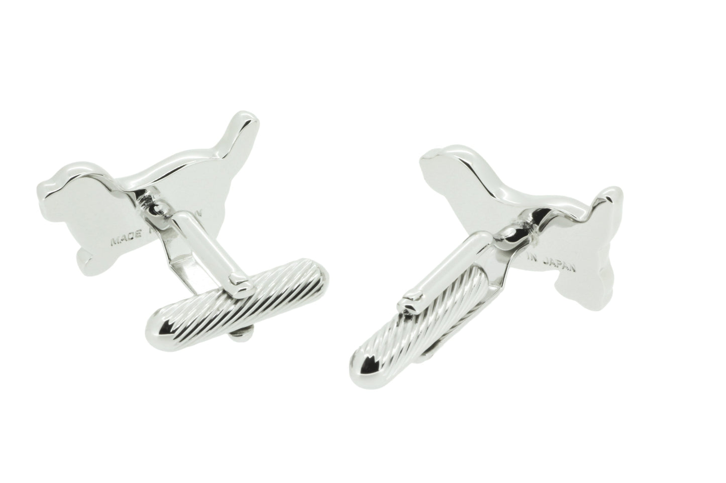 【レトリイバー ブラックエポ】日本製カフリンクス 【結婚式 カフス タイピン 小物】