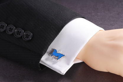 【レトリイバー ブルーエポ】日本製カフリンクス 【結婚式 カフス タイピン 小物】