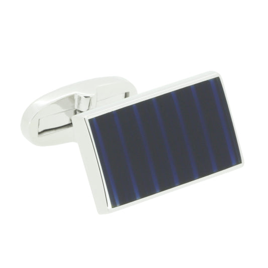 【ブルーグラデーション透かしエポ 】日本製カフリンクス 【結婚式 カフス タイピン 小物】