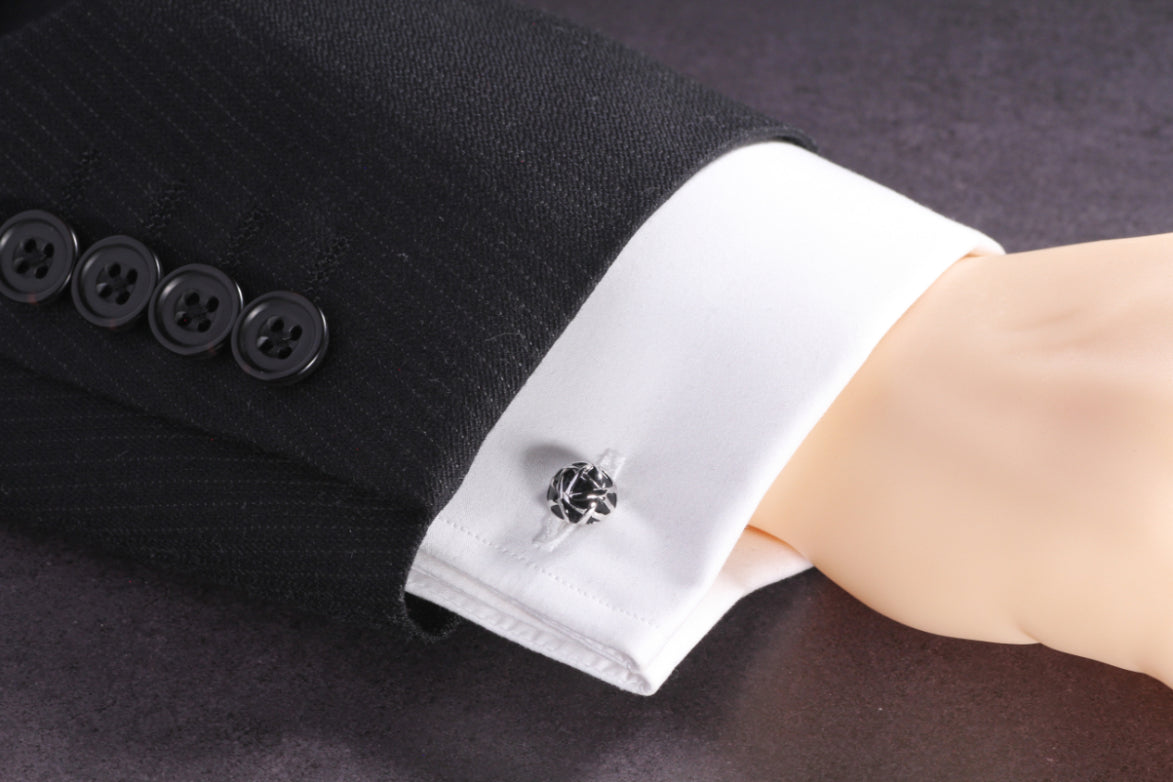 【ブラックエポ】日本製カフリンクス 【結婚式 カフス タイピン 小物】
