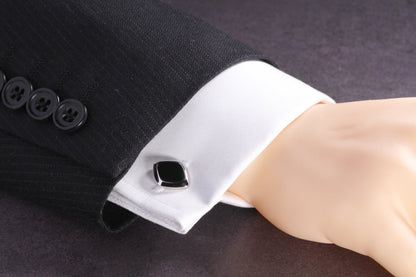 【オニキス】日本製カフリンクス 【結婚式 カフス タイピン 小物】