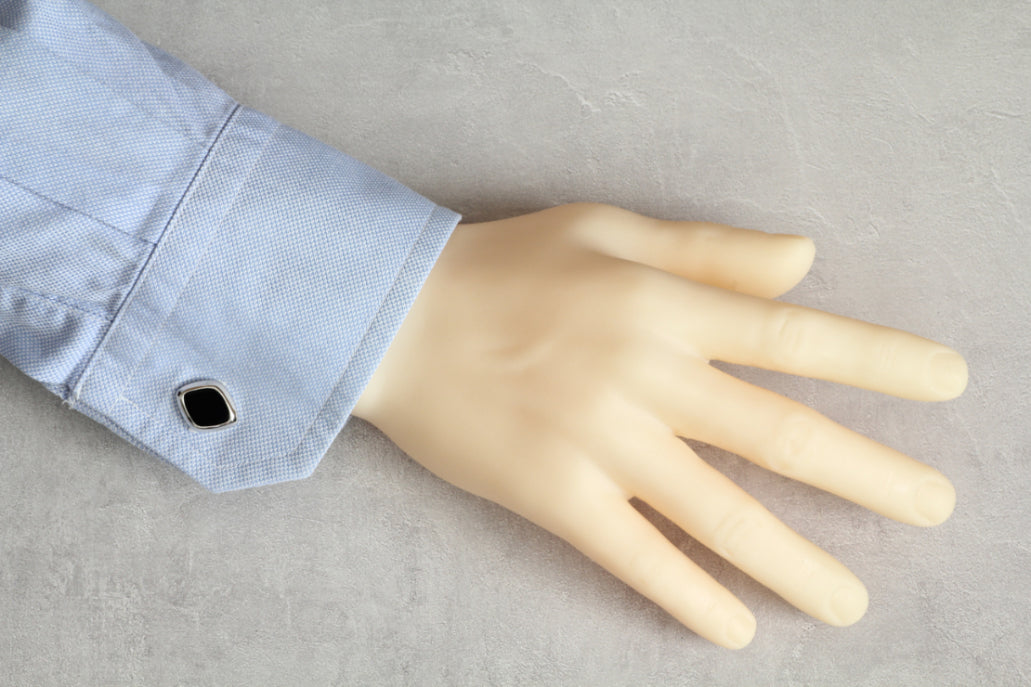 【オニキス】日本製カフリンクス 【結婚式 カフス タイピン 小物】