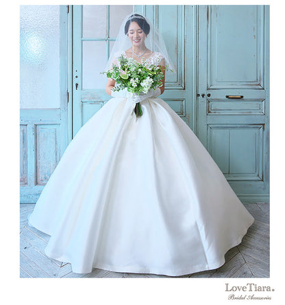 ショートベール【結婚式 ベール】（VS-01）