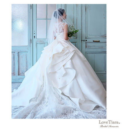 ショートベール【結婚式 ベール】（VS-01）