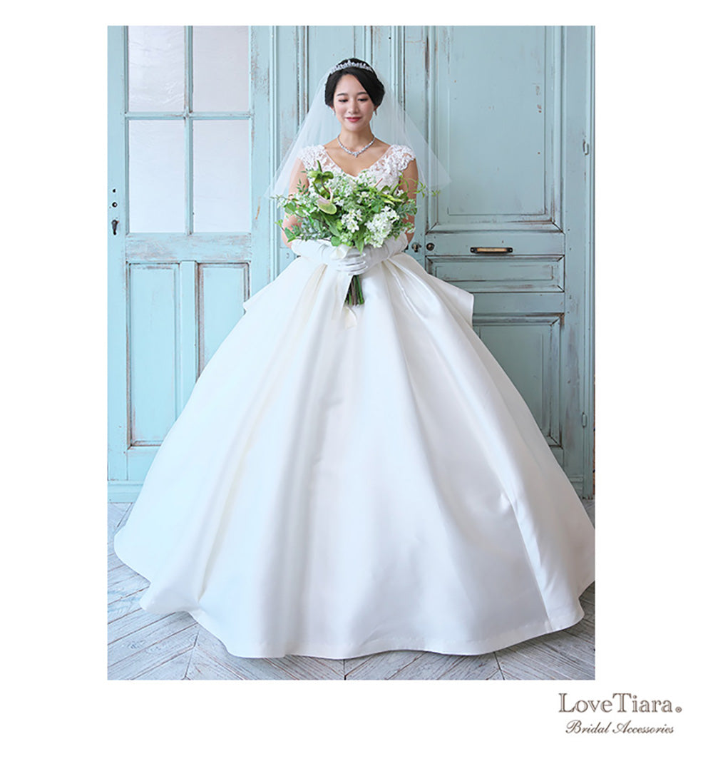 ショートベール【結婚式 ベール】（VS-01）