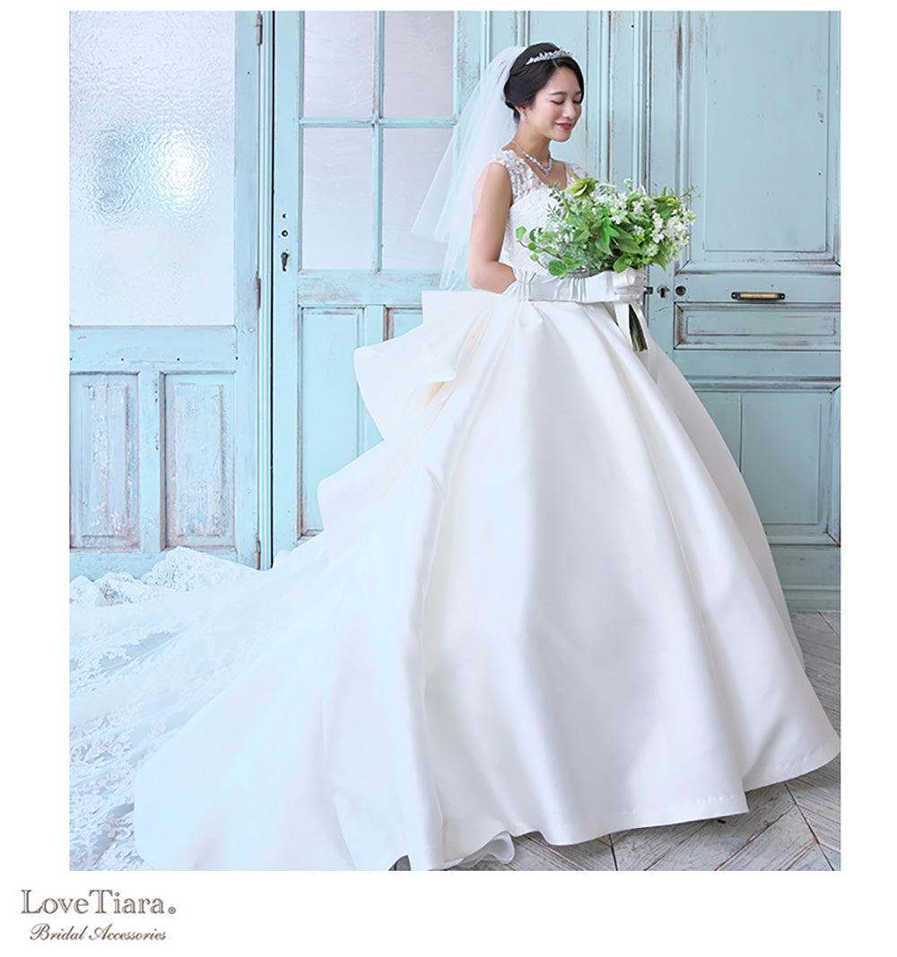 ショートベール【結婚式 ベール】（VS-01）