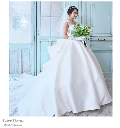 ショートベール【結婚式 ベール】（VS-01）