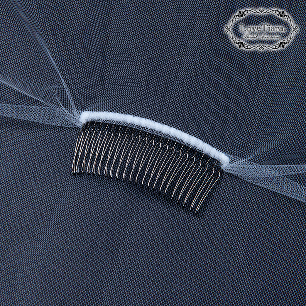 ショートベール(ギャザーなし)【結婚式 ベール】（VSF-01）