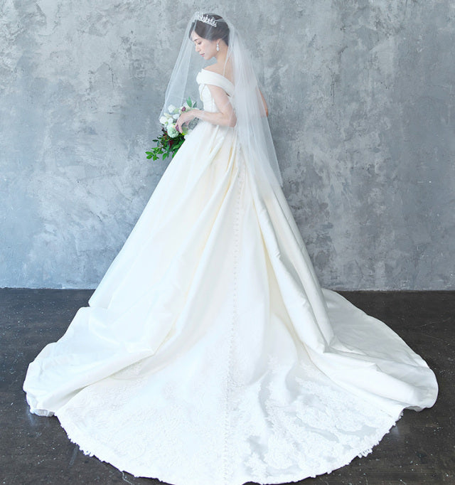 ミディアムベール 【結婚式 ベール】（VSM-01）