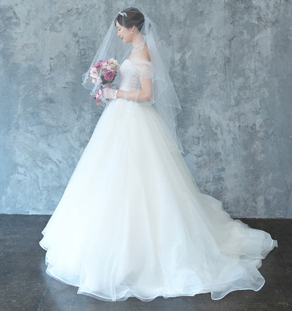 ミディアムベール【メロウ】 【結婚式 ベール】（VSM-02）