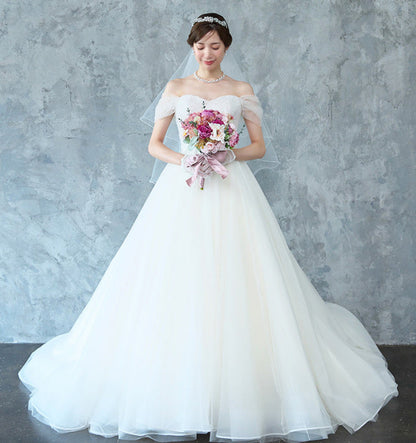 ミディアムベール【メロウ】 【結婚式 ベール】（VSM-02）