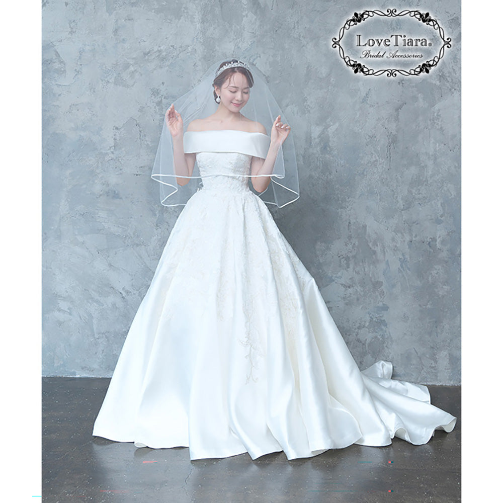 ウェディングベール ミディアム クラウディア SHP0006 ウェディング
