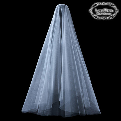 ミディアムベール(ギャザーなし)(ミドルヴェール)【結婚式 ベール】（VSMF-01_）