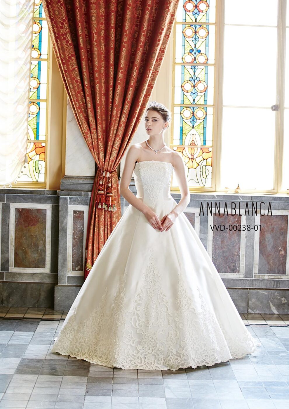VVD-00238-A【ウェディングドレス レンタル】