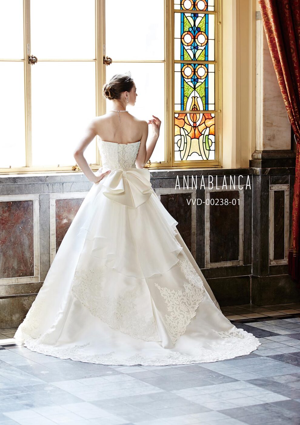 VVD-00238-A【ウェディングドレス レンタル】