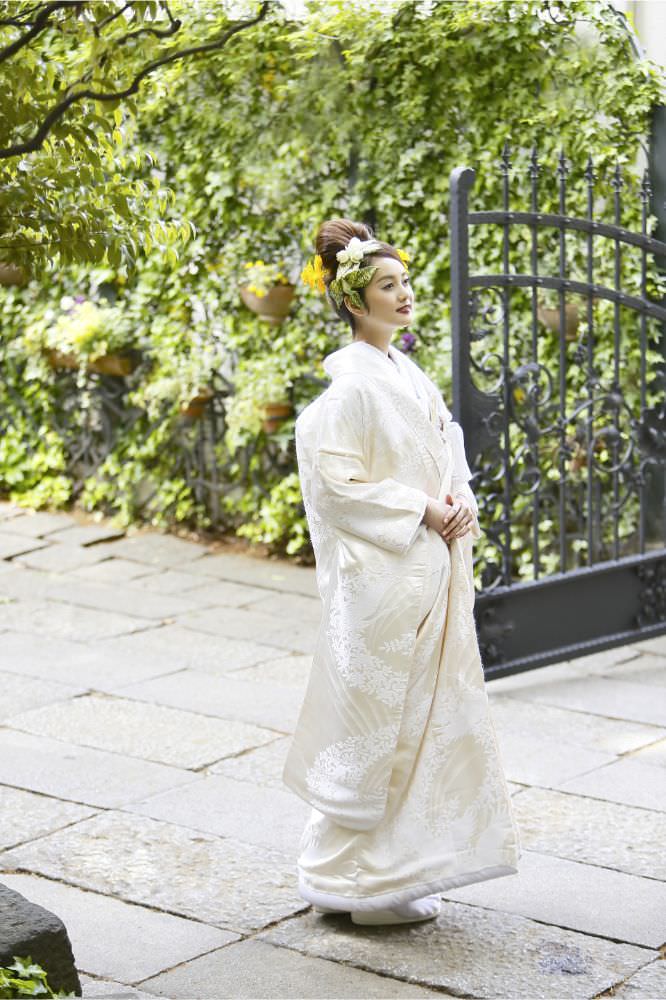 愛慶賀:着付け1点(お引上げ込) 【結婚式 和装 白無垢 レンタル】