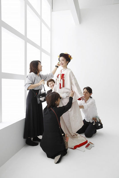 四君子:着付け1点(お引上げ込) 【結婚式 和装 白無垢 レンタル】