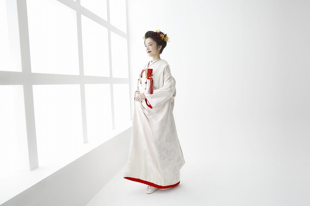 四君子:着付け1点(お引上げ込) 【結婚式 和装 白無垢 レンタル】